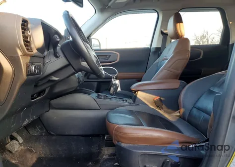 2023 Ford Bronco Sport Outer Banks z USA, uszkodzony, nr VIN 3FMCR9C62PRD20059